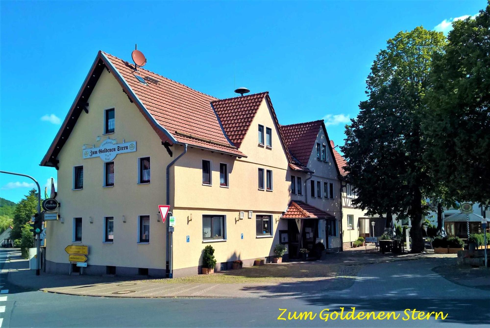 Hotel-Restaurant Zum Goldenen Stern Grossalmerode ภายนอก รูปภาพ